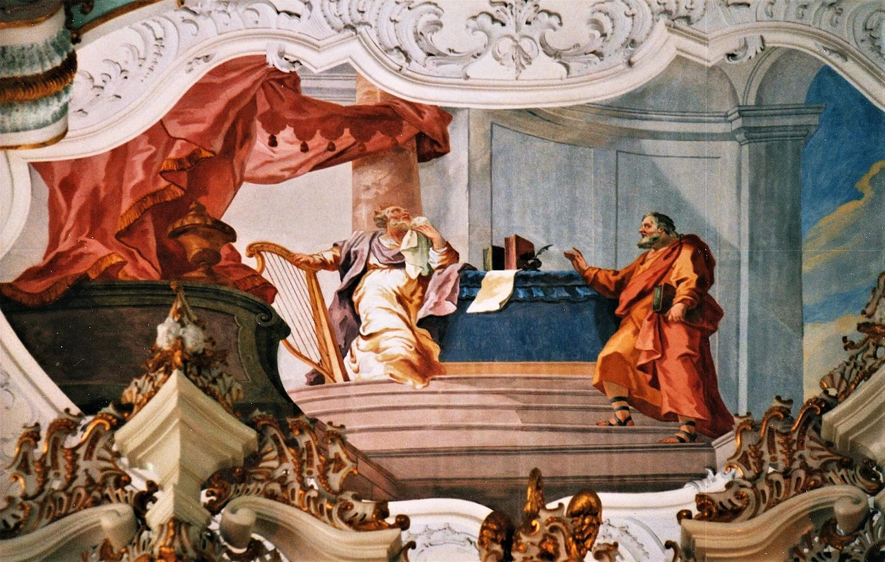 Affreschi della Wieskirche. Chiesa del Pellegrinaggio del Salvatore Flagellato - Steingaden 5